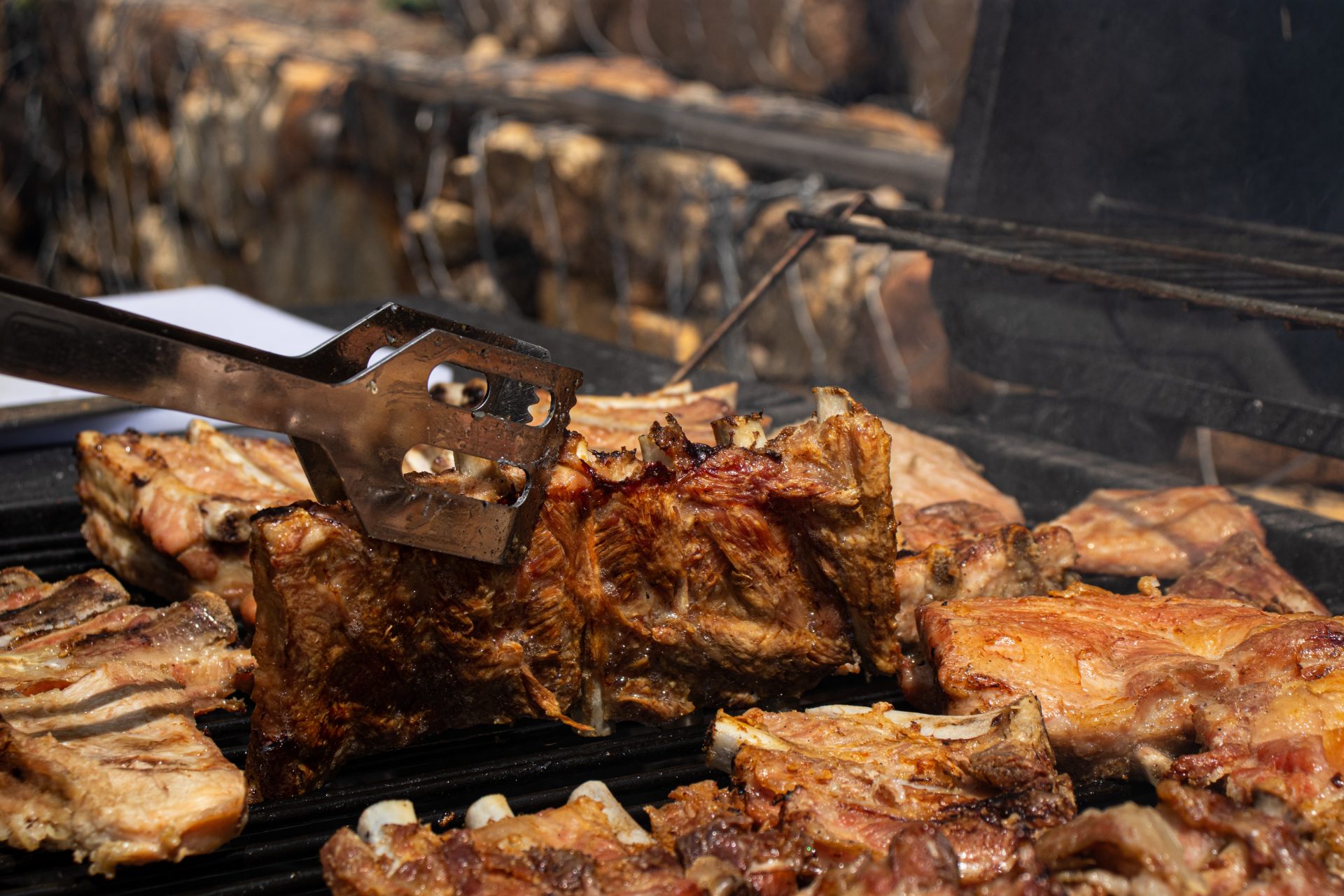 spareribs op de bbq
