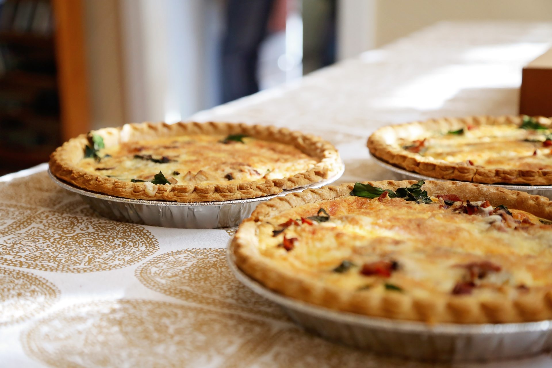 Champignon Quiche bos high beer