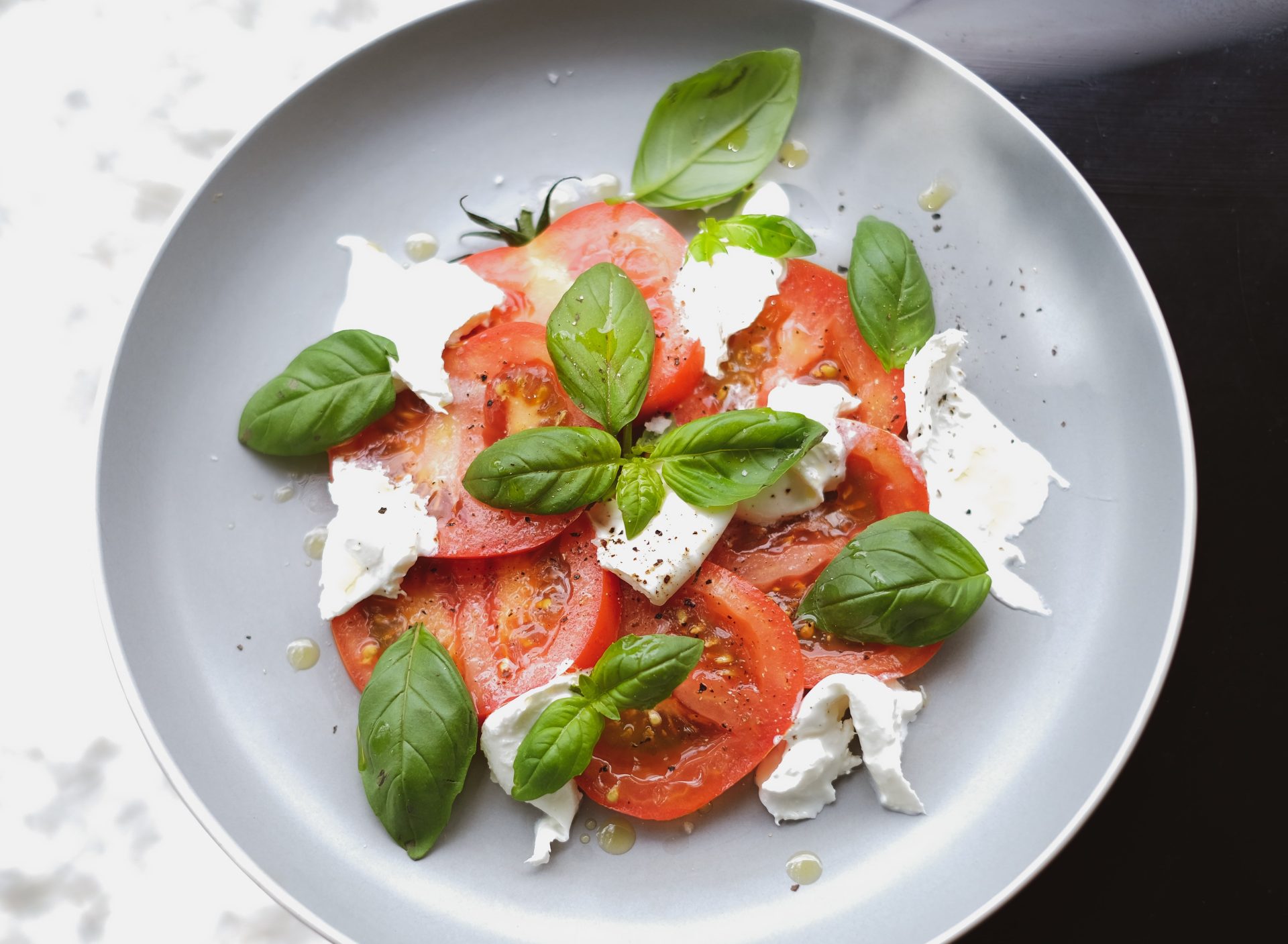 Frisse caprese salade